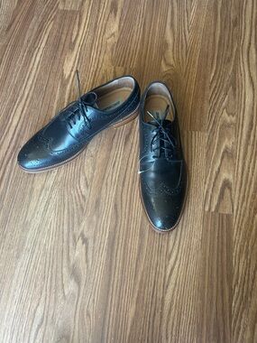 Johnson&murphy Classic Men's Wingtip Dress Shoes - Black